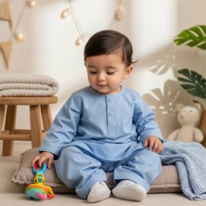 skyblue shalwar kameez