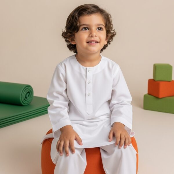 White Shalwar Kameez - Image 4