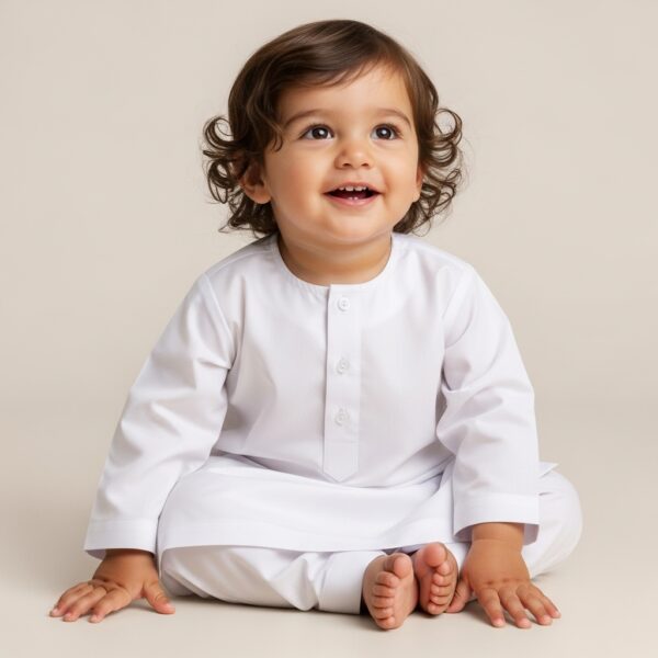White Shalwar Kameez - Image 2
